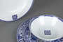 Hermia Vajilla de Porcelana de 24 Piezas en Azul Marino y Turquesa